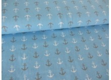 REST 70cm Jersey kleine Anker - hellblau